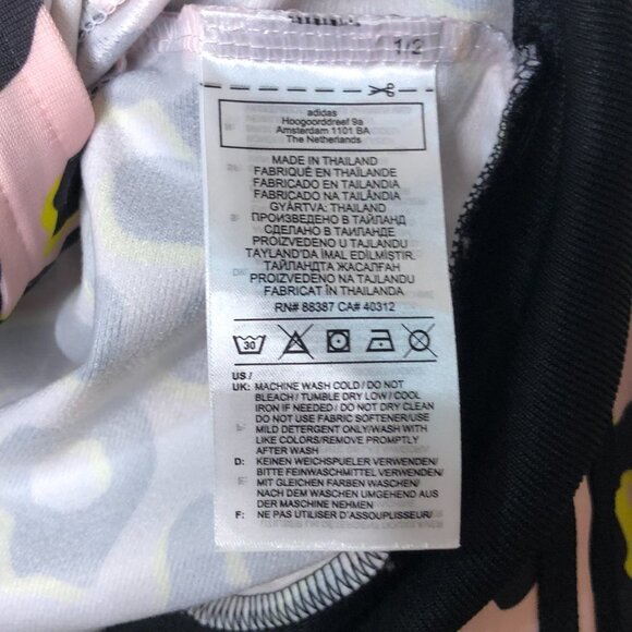 ADIDAS Youth Pink LZ Leopard Print SST Superstar Track Jacket M - Picture 8 of 12